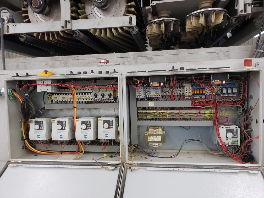 Electrical panel after repair
